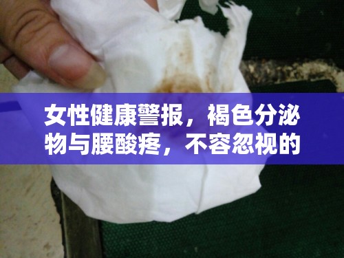 女性健康警報(bào)，褐色分泌物與腰酸疼，不容忽視的信號