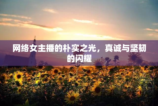 網(wǎng)絡(luò)女主播的樸實(shí)之光，真誠(chéng)與堅(jiān)韌的閃耀