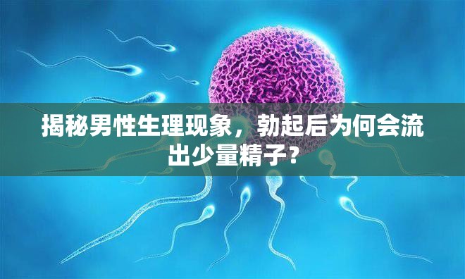 揭秘男性生理現(xiàn)象，勃起后為何會(huì)流出少量精子？
