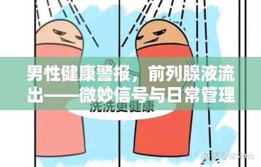 男性健康警報(bào)，前列腺液流出——微妙信號(hào)與日常管理