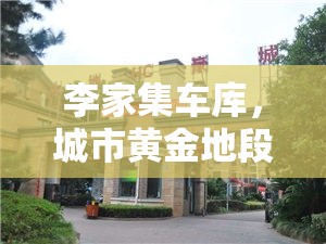 李家集車庫，城市黃金地段新機遇的全面解析