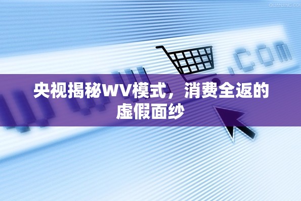 央視揭秘WV模式，消費(fèi)全返的虛假面紗