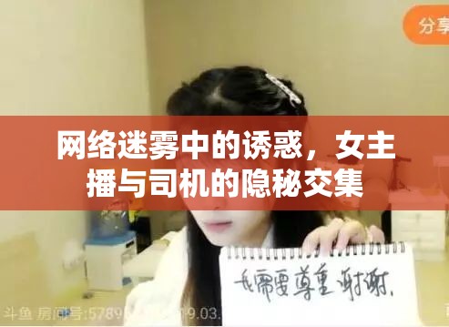 網(wǎng)絡(luò)迷霧中的誘惑，女主播與司機(jī)的隱秘交集
