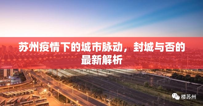 蘇州疫情下的城市脈動，封城與否的最新解析
