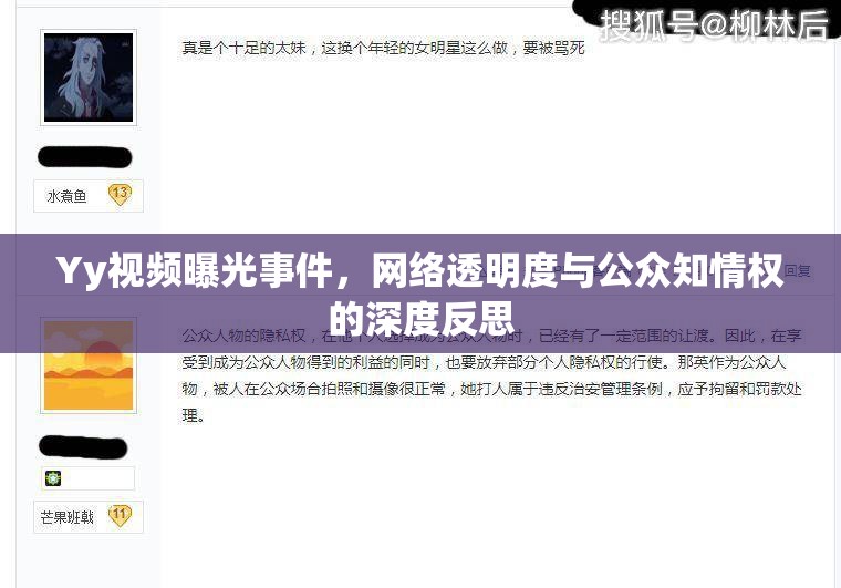 Yy視頻曝光事件，網(wǎng)絡(luò)透明度與公眾知情權(quán)的深度反思