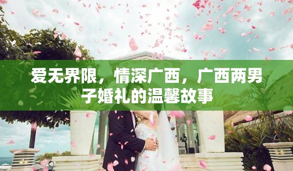 愛(ài)無(wú)界限，情深廣西，廣西兩男子婚禮的溫馨故事