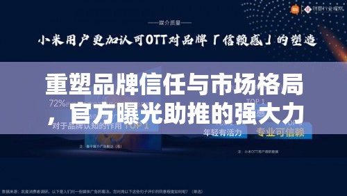 重塑品牌信任與市場格局，官方曝光助推的強大力量