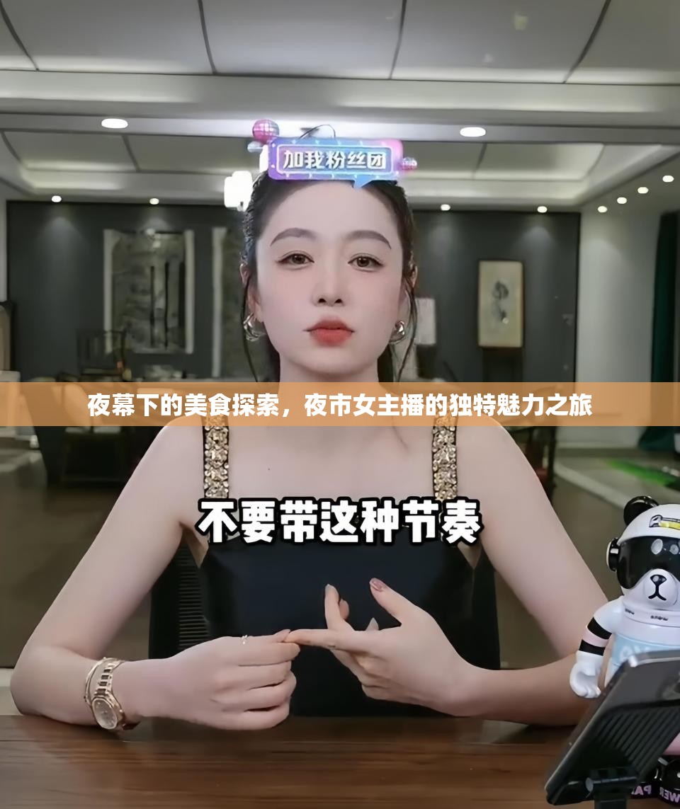 夜幕下的美食探索，夜市女主播的獨(dú)特魅力之旅