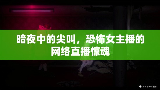 暗夜中的尖叫，恐怖女主播的網(wǎng)絡(luò)直播驚魂