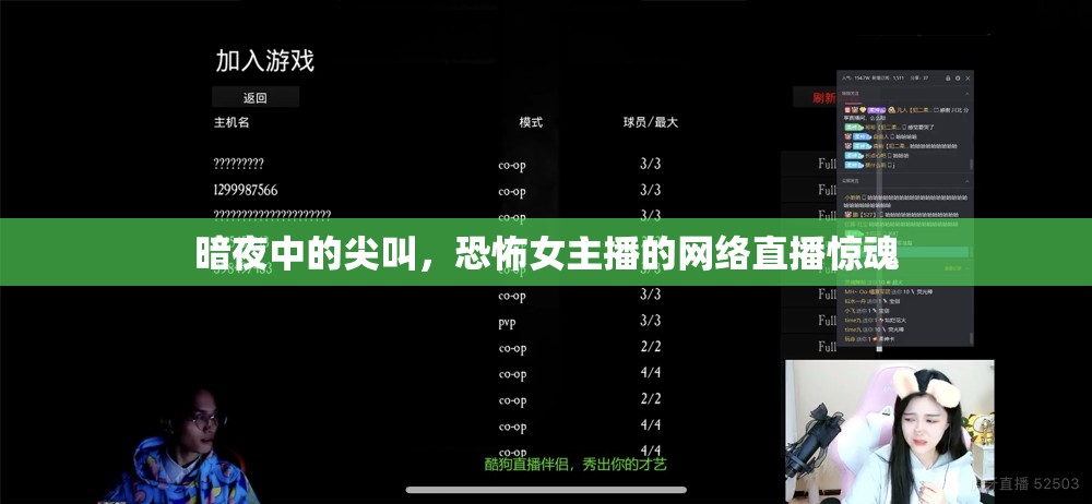 暗夜中的尖叫，恐怖女主播的網(wǎng)絡(luò)直播驚魂