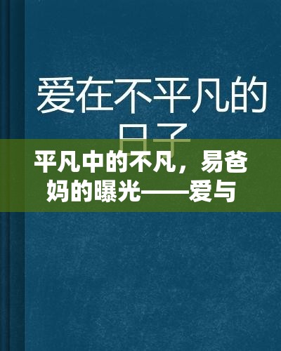 平凡中的不凡，易爸媽的曝光——愛(ài)與責(zé)任的見(jiàn)證