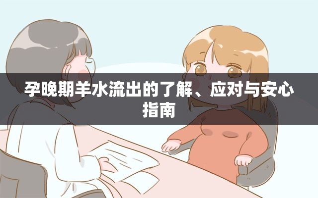 孕晚期羊水流出的了解、應(yīng)對與安心指南