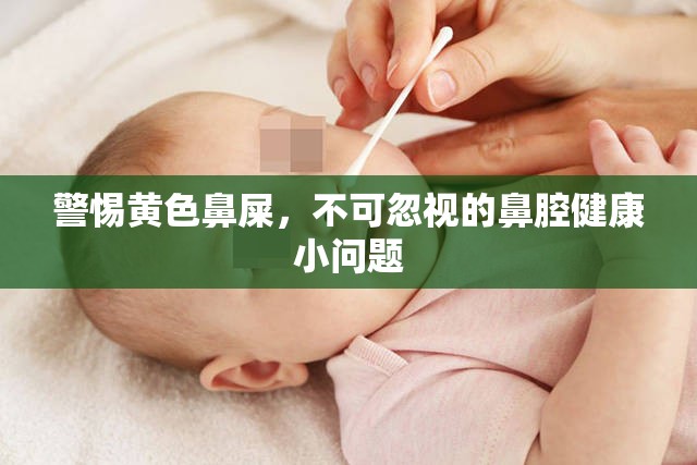 警惕黃色鼻屎，不可忽視的鼻腔健康小問題
