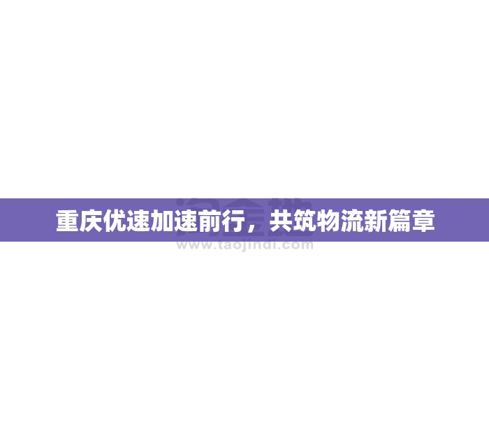 重慶優(yōu)速加速前行，共筑物流新篇章