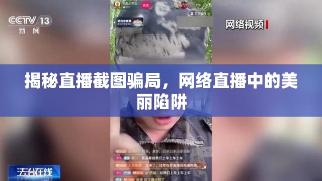 揭秘直播截圖騙局，網(wǎng)絡直播中的美麗陷阱