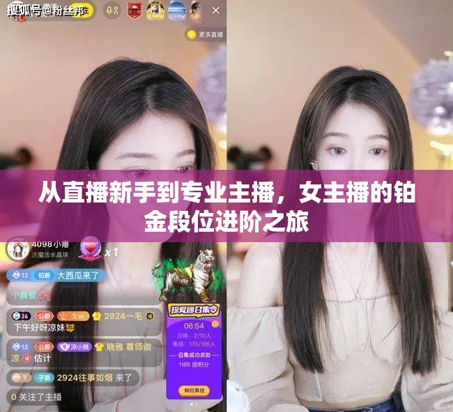 從直播新手到專業(yè)主播，女主播的鉑金段位進(jìn)階之旅