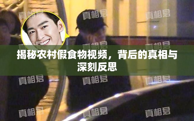 揭秘農(nóng)村假食物視頻，背后的真相與深刻反思