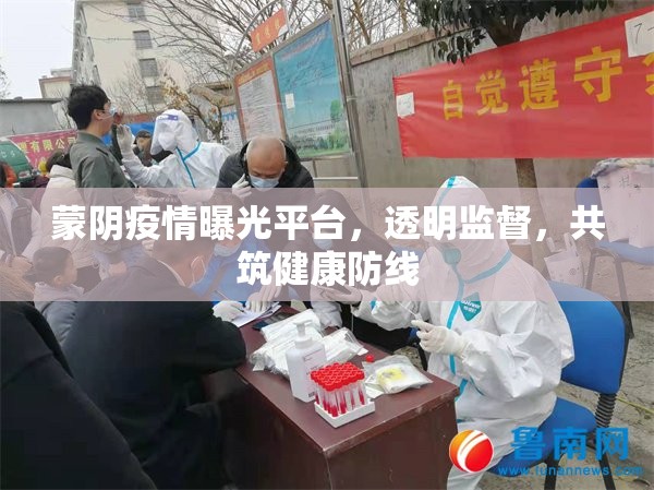 蒙陰疫情曝光平臺(tái)，透明監(jiān)督，共筑健康防線