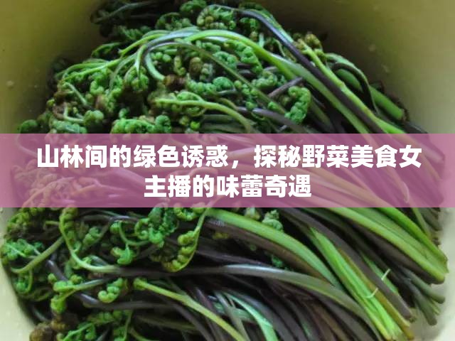 山林間的綠色誘惑，探秘野菜美食女主播的味蕾奇遇