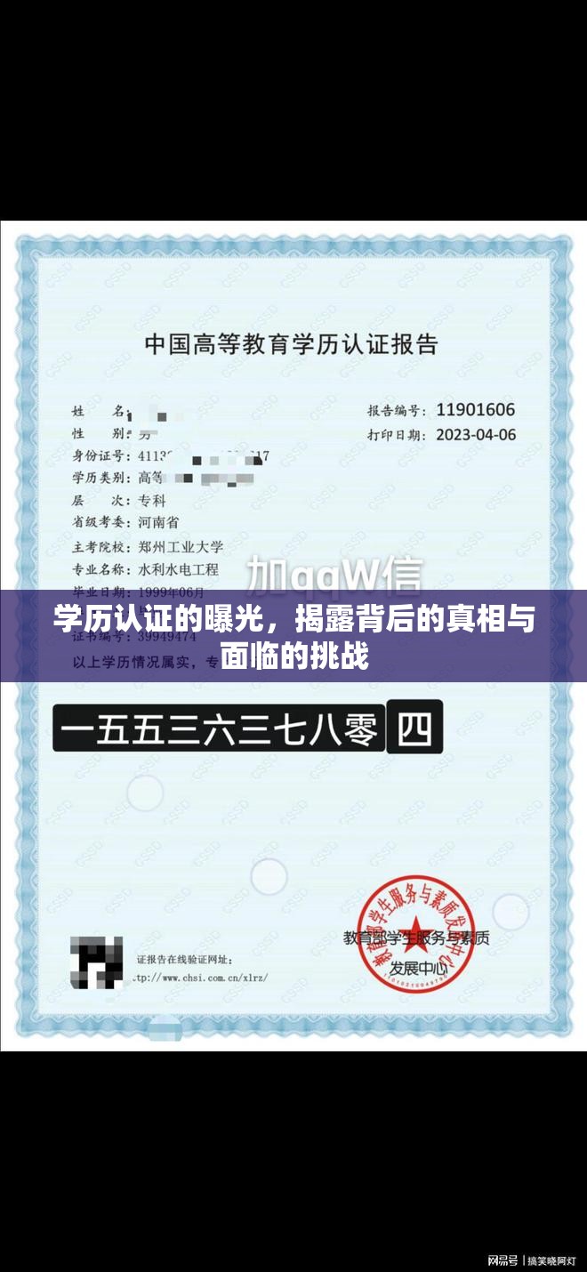 學(xué)歷認(rèn)證的曝光，揭露背后的真相與面臨的挑戰(zhàn)