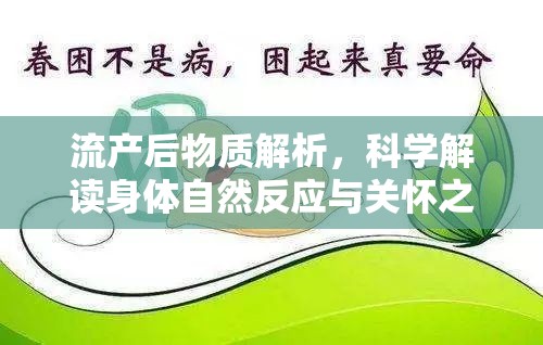 流產(chǎn)后物質(zhì)解析，科學(xué)解讀身體自然反應(yīng)與關(guān)懷之道