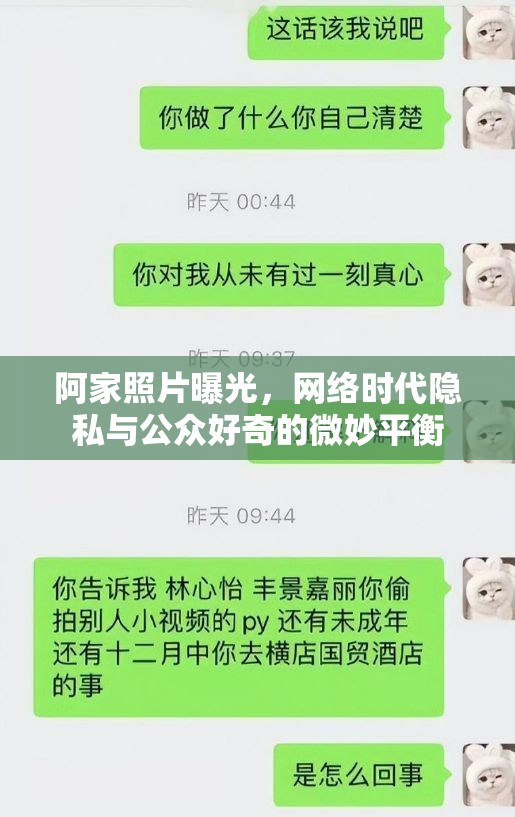 阿家照片曝光，網(wǎng)絡(luò)時代隱私與公眾好奇的微妙平衡