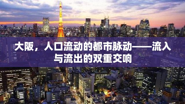 大阪，人口流動的都市脈動——流入與流出的雙重交響