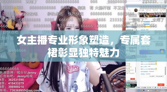 女主播專業(yè)形象塑造，專屬套裙彰顯獨(dú)特魅力