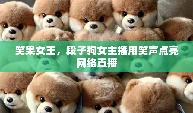 笑果女王，段子狗女主播用笑聲點亮網(wǎng)絡(luò)直播