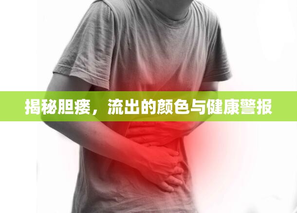 揭秘膽瘺，流出的顏色與健康警報