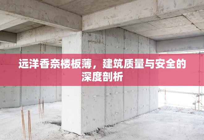 遠(yuǎn)洋香奈樓板薄，建筑質(zhì)量與安全的深度剖析