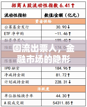 回流出票人，金融市場的隱形力量與風(fēng)險(xiǎn)考量