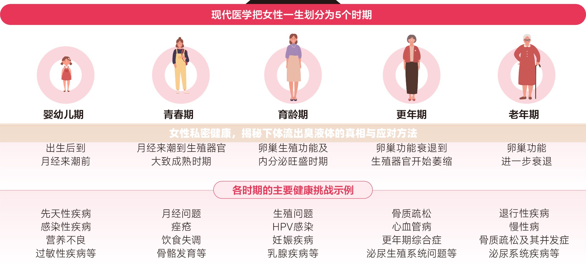 女性私密健康，揭秘下體流出臭液體的真相與應對方法