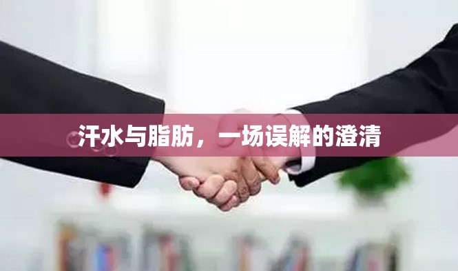 汗水與脂肪，一場(chǎng)誤解的澄清