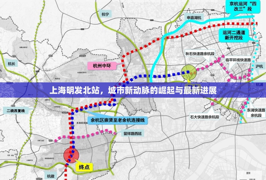 上海明發(fā)北站，城市新動脈的崛起與最新進展