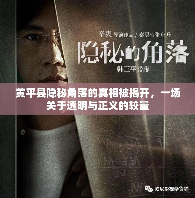 黃平縣隱秘角落的真相被揭開，一場關于透明與正義的較量