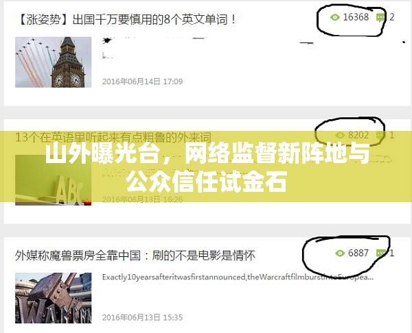 山外曝光臺(tái)，網(wǎng)絡(luò)監(jiān)督新陣地與公眾信任試金石