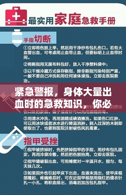 緊急警報(bào)，身體大量出血時(shí)的急救知識(shí)，你必須知道