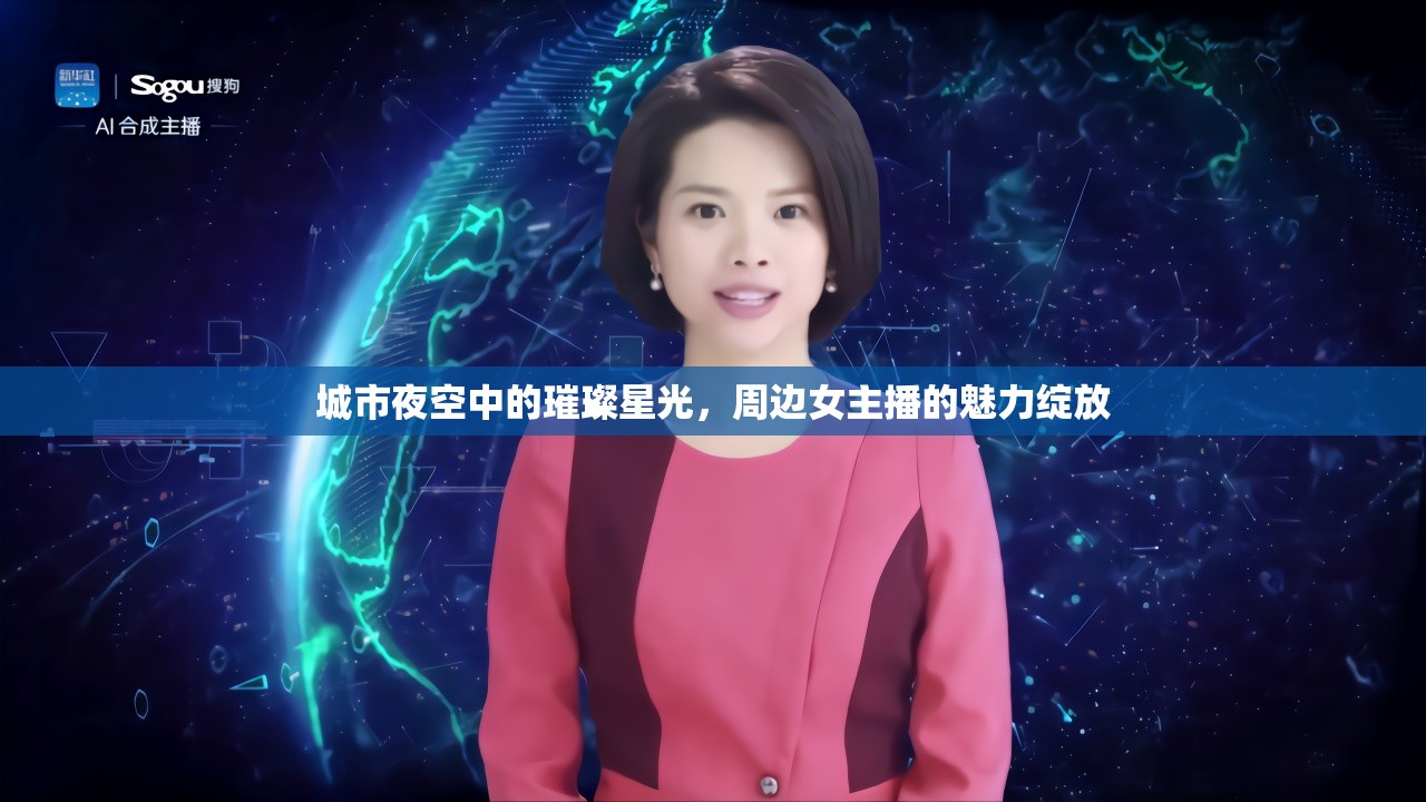城市夜空中的璀璨星光，周邊女主播的魅力綻放