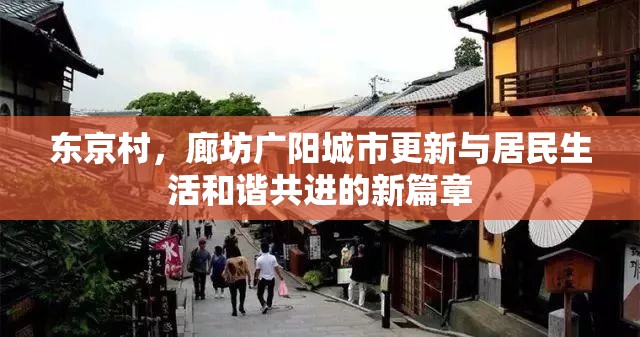 東京村，廊坊廣陽城市更新與居民生活和諧共進(jìn)的新篇章
