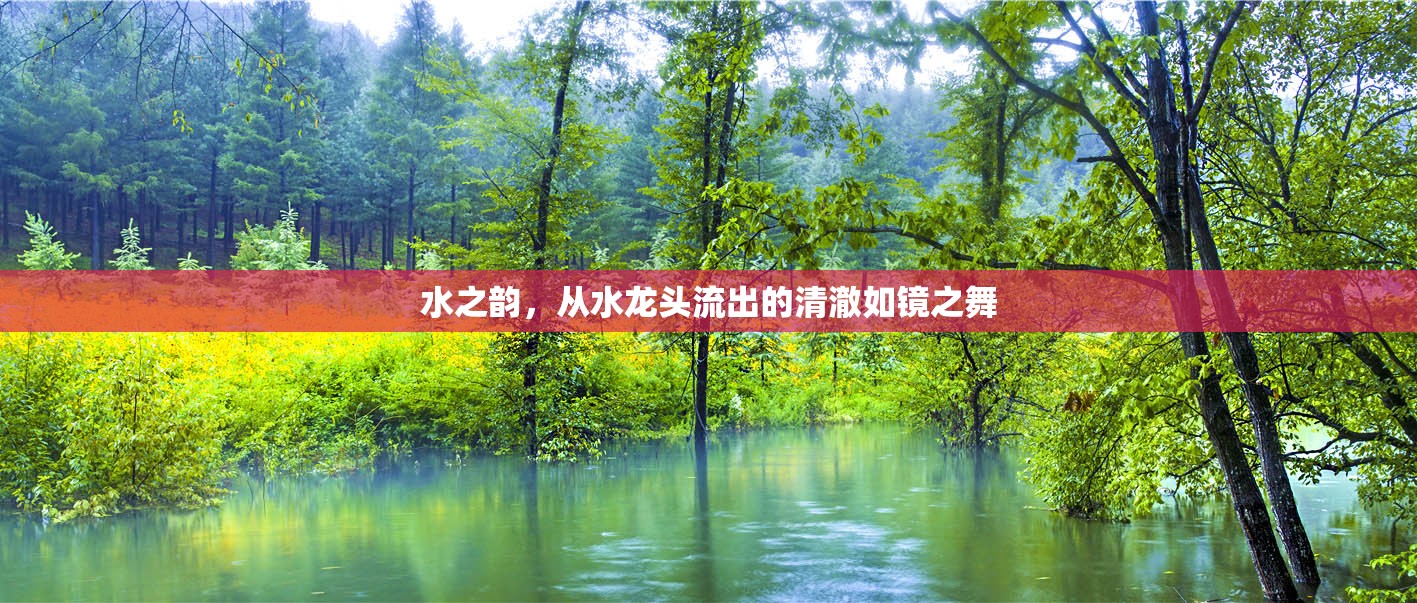 水之韻，從水龍頭流出的清澈如鏡之舞
