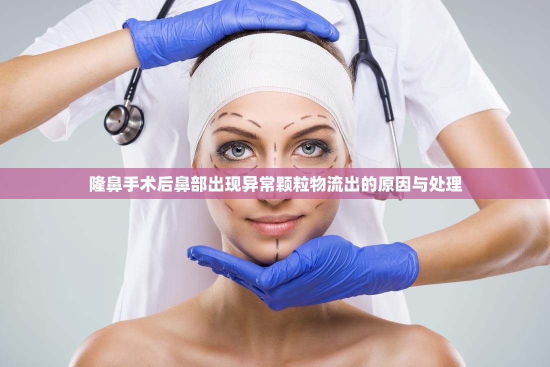 隆鼻手術(shù)后鼻部出現(xiàn)異常顆粒物流出的原因與處理