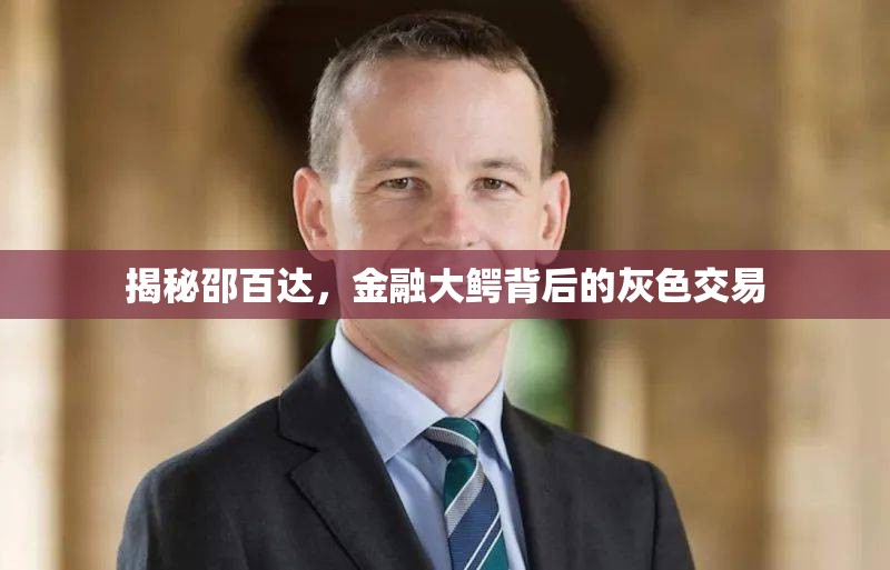揭秘邵百達，金融大鱷背后的灰色交易
