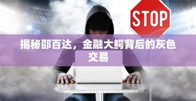 揭秘邵百達，金融大鱷背后的灰色交易