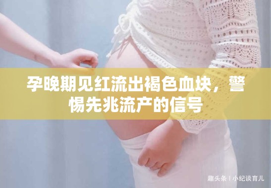 孕晚期見紅流出褐色血塊，警惕先兆流產(chǎn)的信號