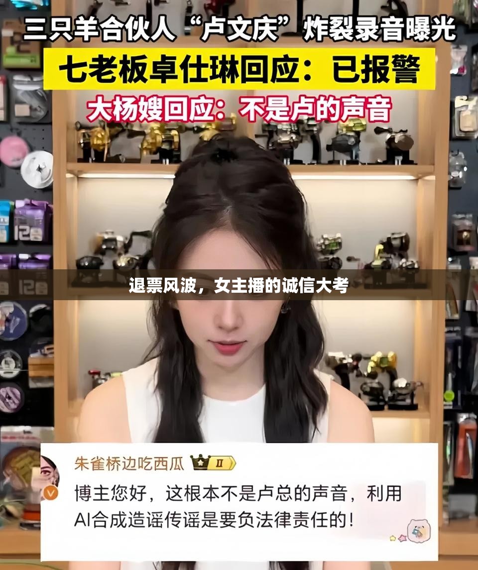 退票風(fēng)波，女主播的誠(chéng)信大考