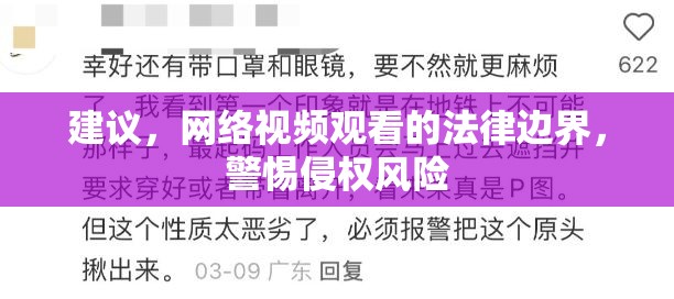 建議，網絡視頻觀看的法律邊界，警惕侵權風險