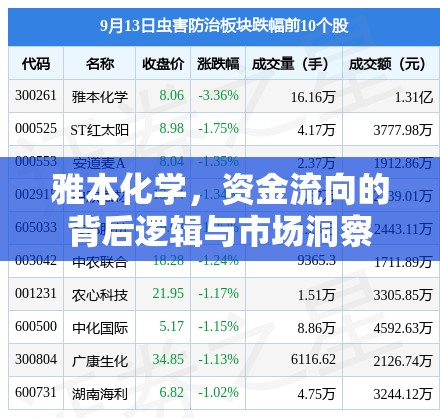 雅本化學(xué)，資金流向的背后邏輯與市場洞察