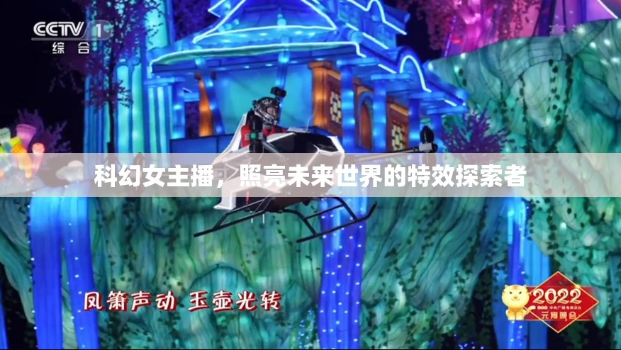 科幻女主播，照亮未來世界的特效探索者