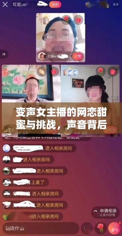 變聲女主播的網(wǎng)戀甜蜜與挑戰(zhàn)，聲音背后的真實(shí)情感